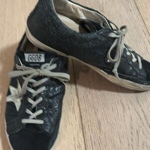 Golden Goose suede/leather gold star